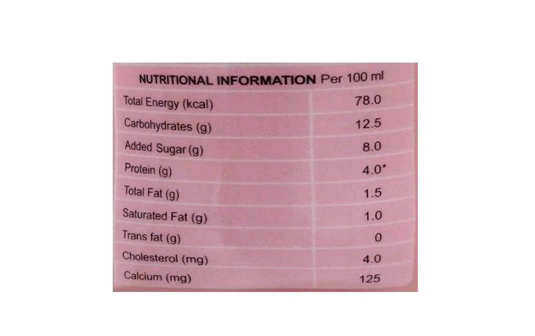 Ananda Flavoured Milk Strawberry    Bottle  180 millilitre